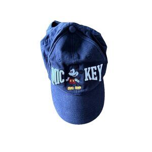 Mickey Mouse DisneyWorld Resort Navy Baseball Hat Hook & Loop Adjustable Closure